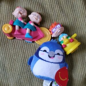 Phil Lil On Tricycle + Chuckie + Babs Bluejay Squishmallow Mini BK Vintage Toys
